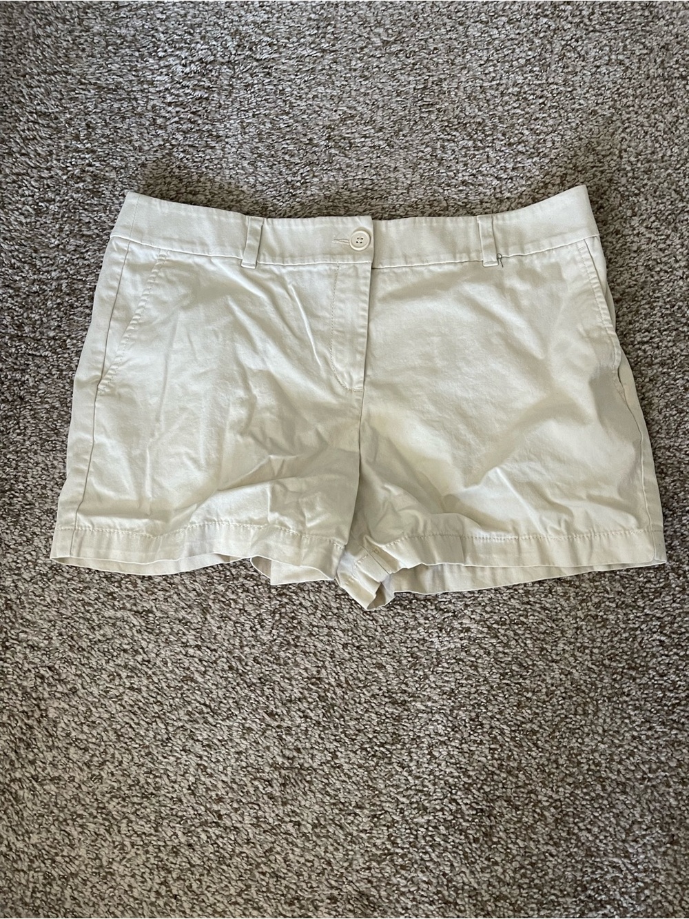 Women's Classic Cotton Shorts in Beige